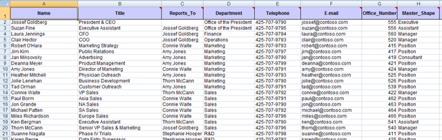 org chart excel template