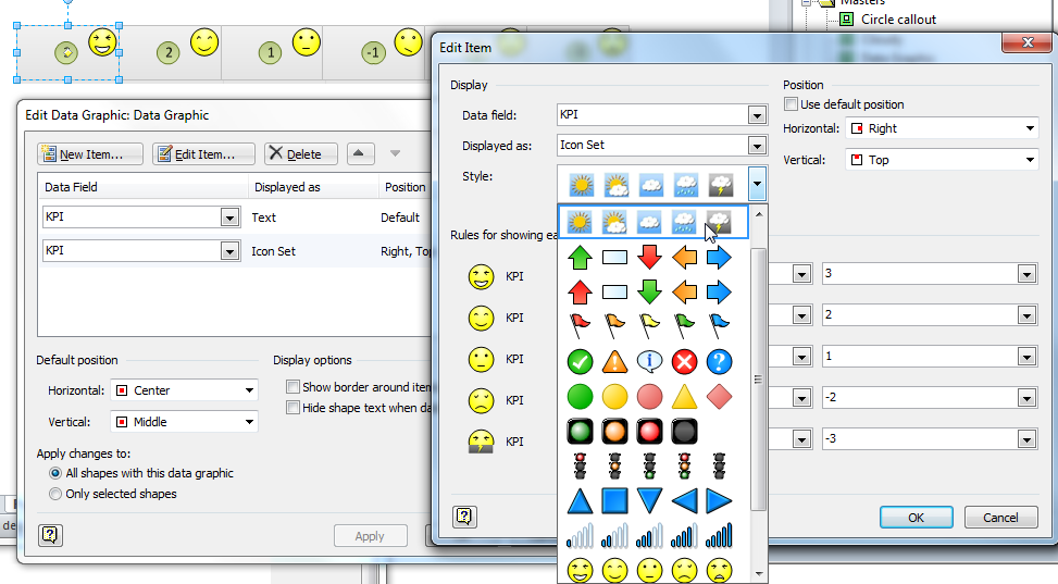 Make Your Own Visio Data Graphic Icons Sets Automatically Bvisual