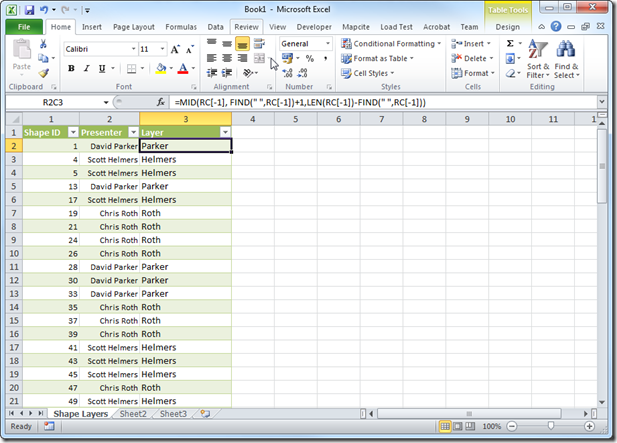 Assigning Shape Layers from a List in Visio - bVisual