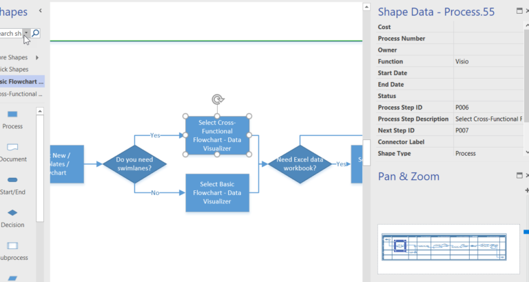 Data Visualizer for Visio Pro for Office 365 - Part 1 - bVisual