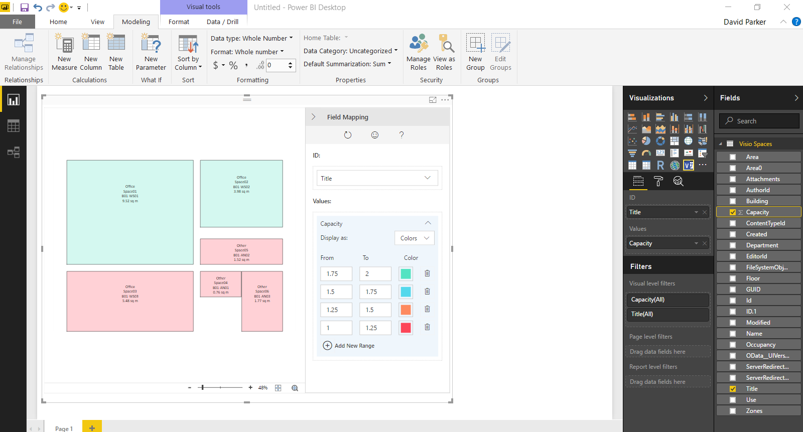 Visio custom visual preview for PowerBI available for all! - bVisual