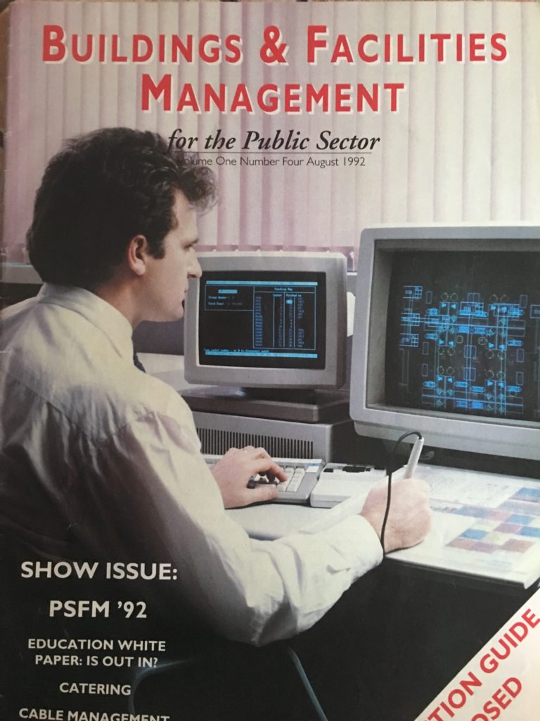 David in 1992 working on a CAD system.