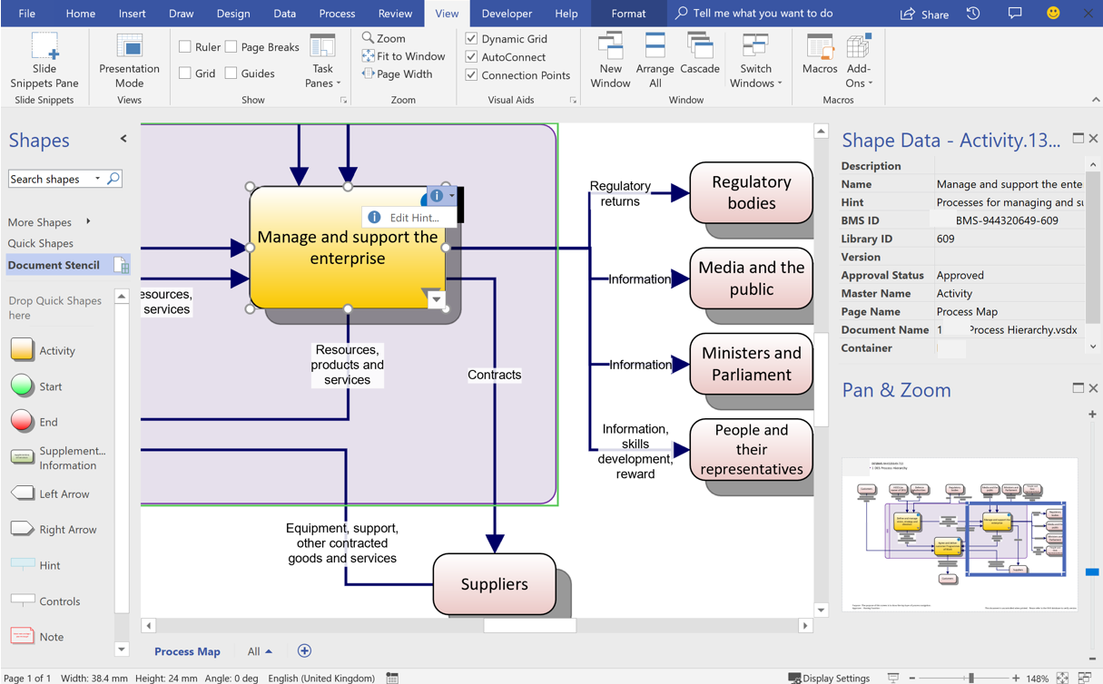 visio-online-business-process-mapping