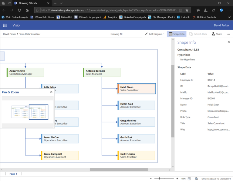 Using The Visio Data Visualizer In Excel