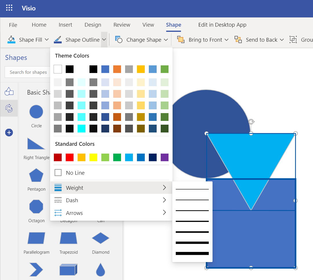 Customising Visio Shapes For The Web App Bvisual