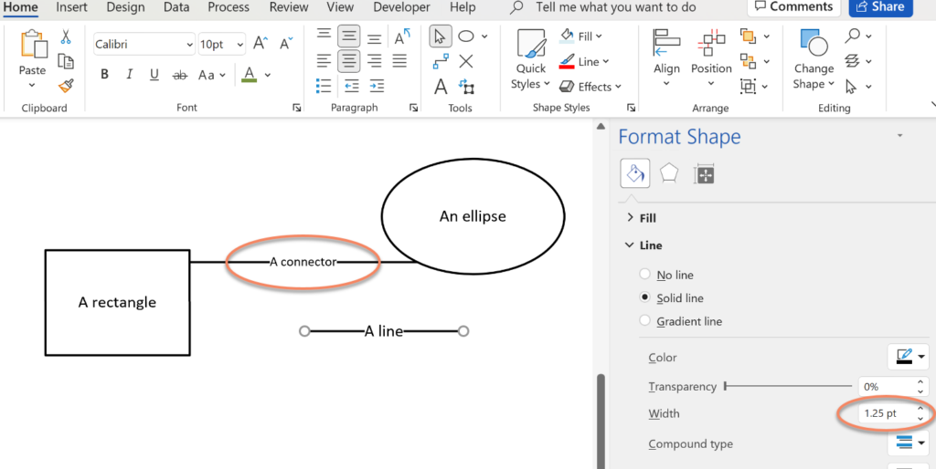 Setting Theme defaults in Visio bVisual