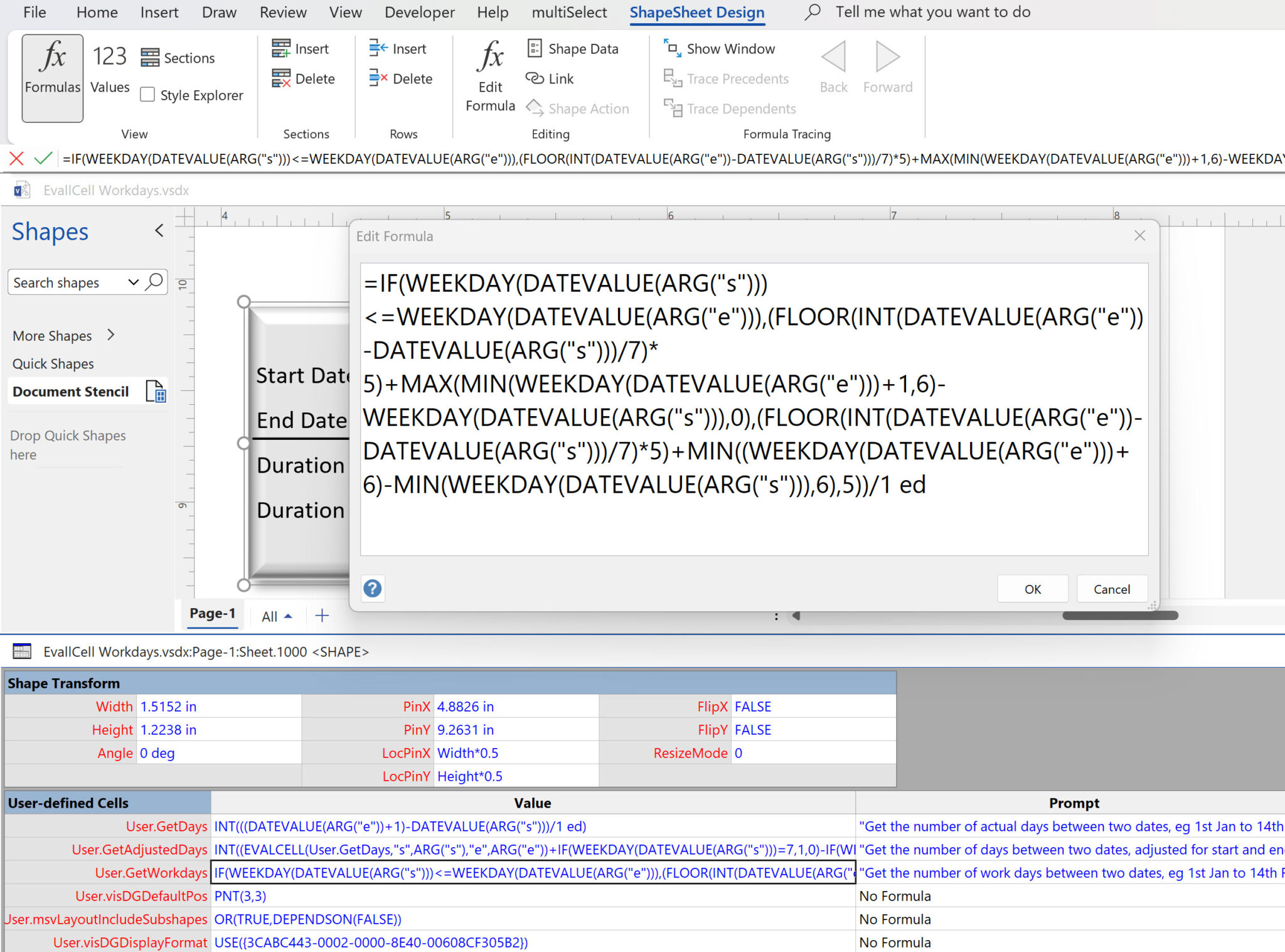Using Notepad++ to Edit Visio ShapeSheet formulas bVisual